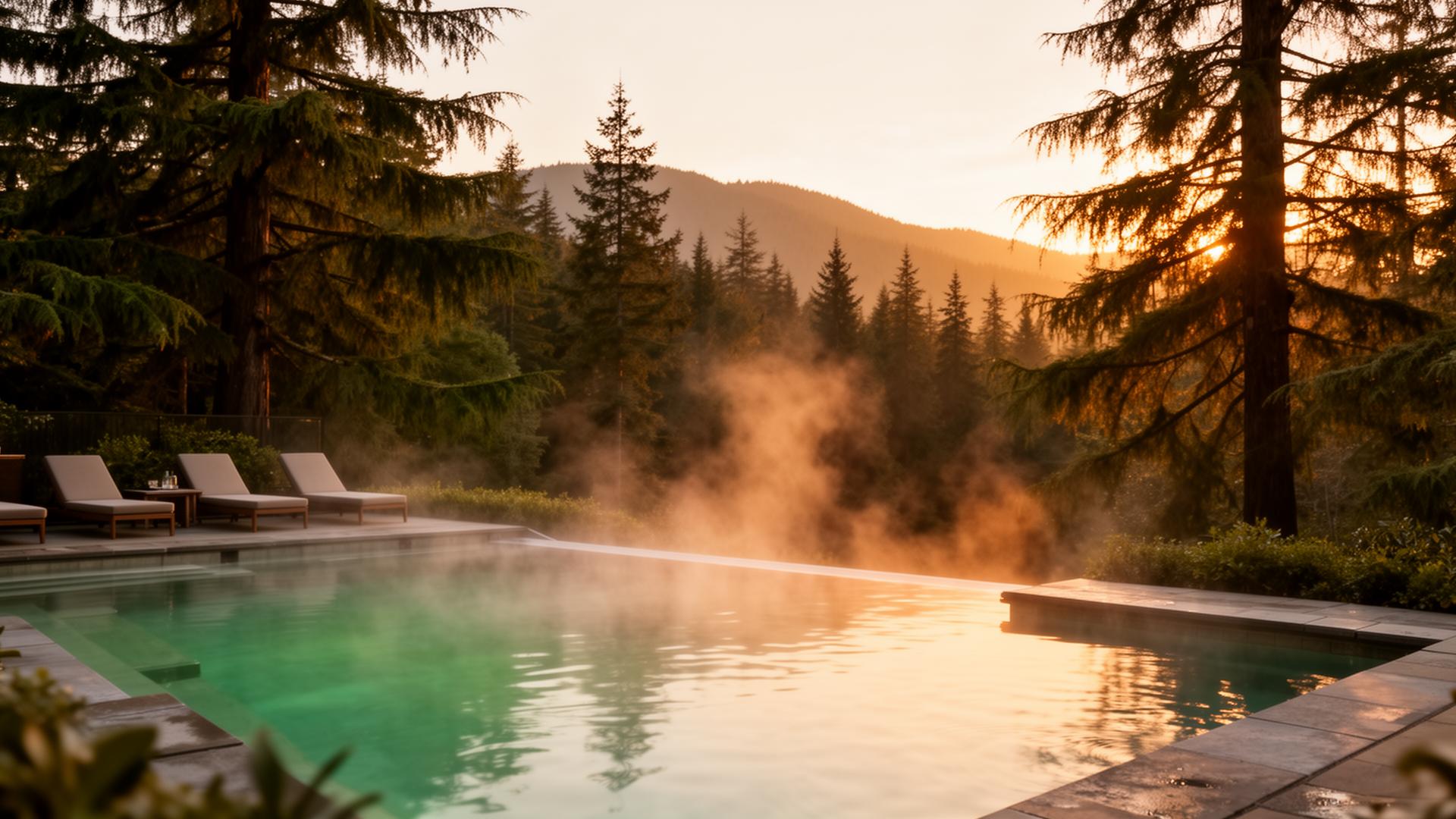 Heated therapy pools